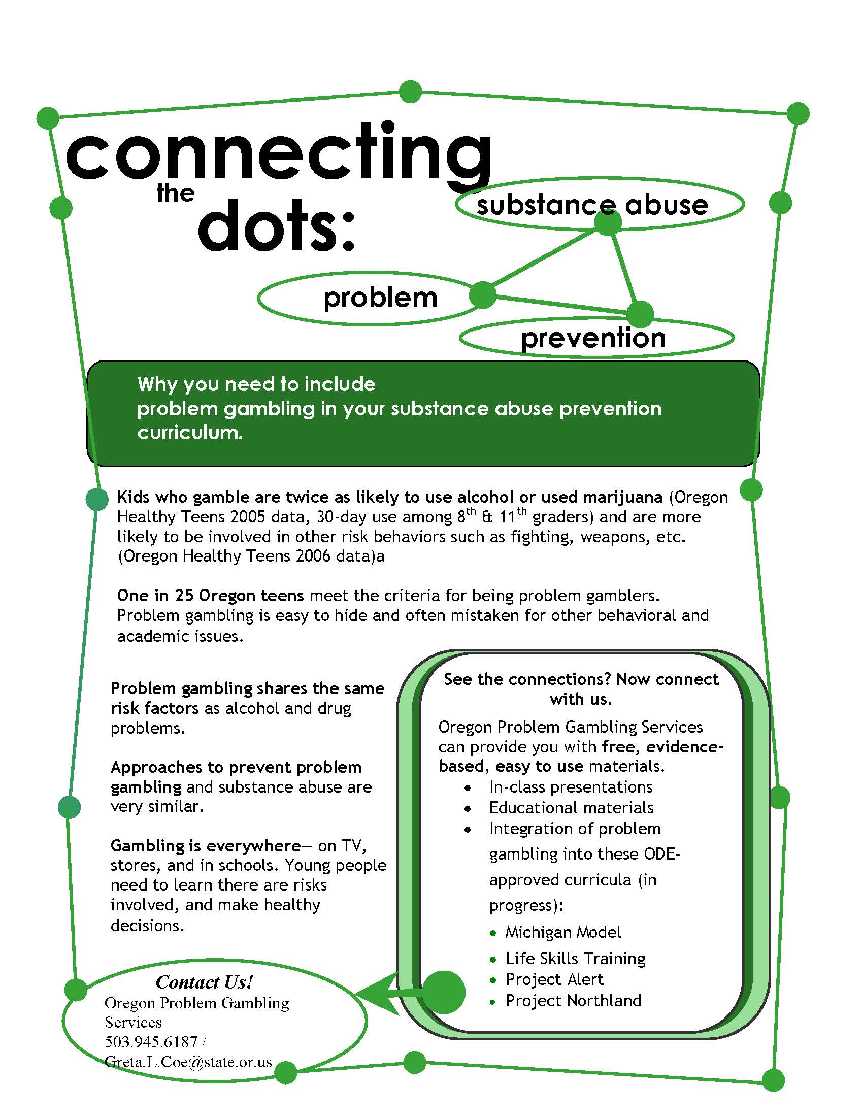 Youth substance abuse & gambling free online casino index