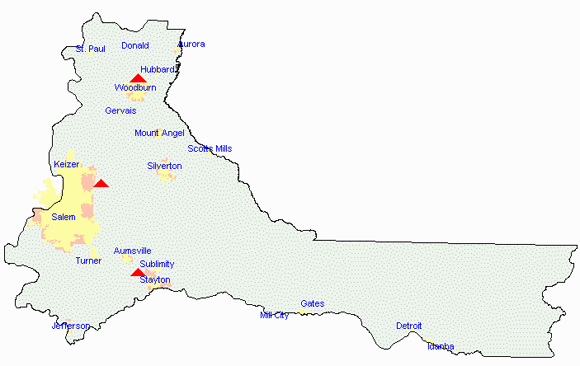 Map of Marion County