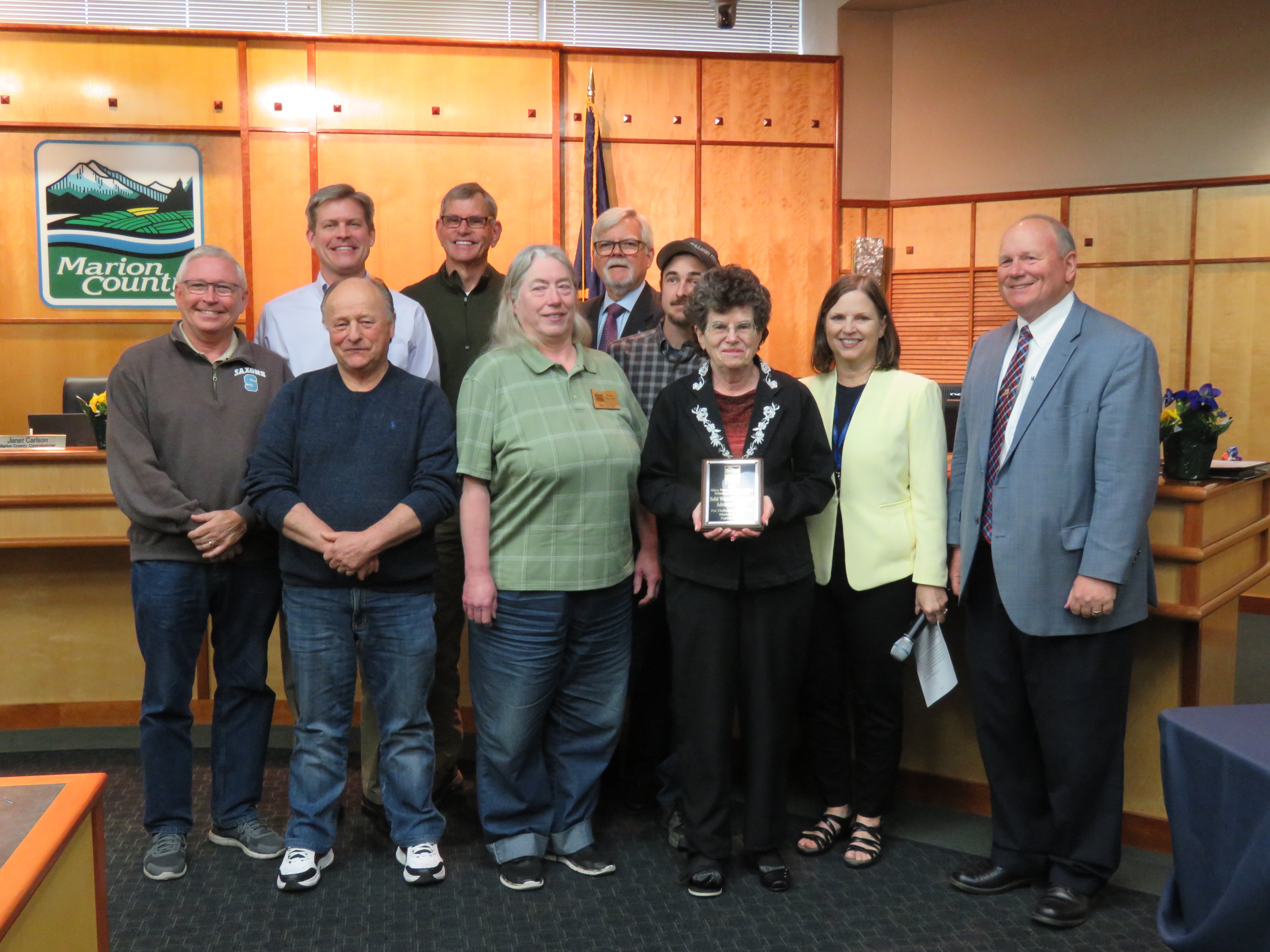 Mary Pearming Award - Solid Waste Management Advisory Council.JPG