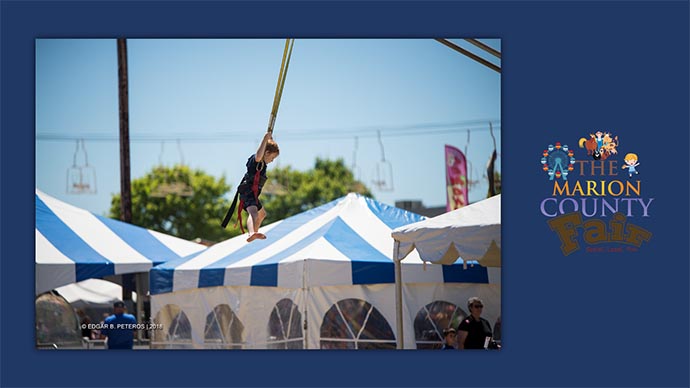 Marion County Fair - bungie ride