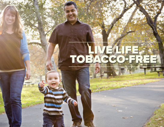 Live life tobacco-free