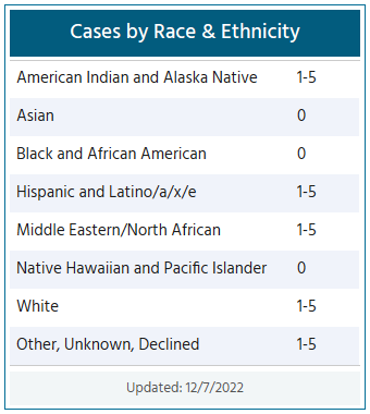 Race Ethnicity table