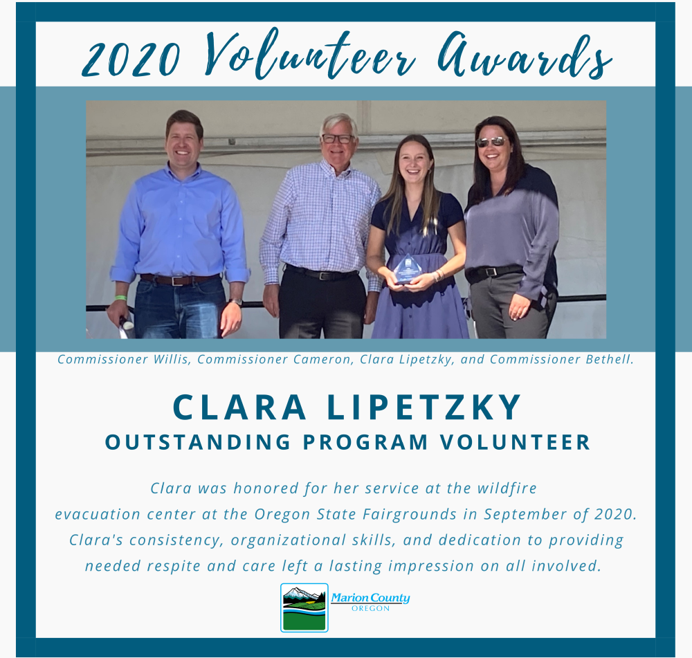 Lipetzky, Clara Wildfire Evacuation Center Volunteer.png