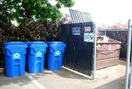 recipientes de reciclaje mixto