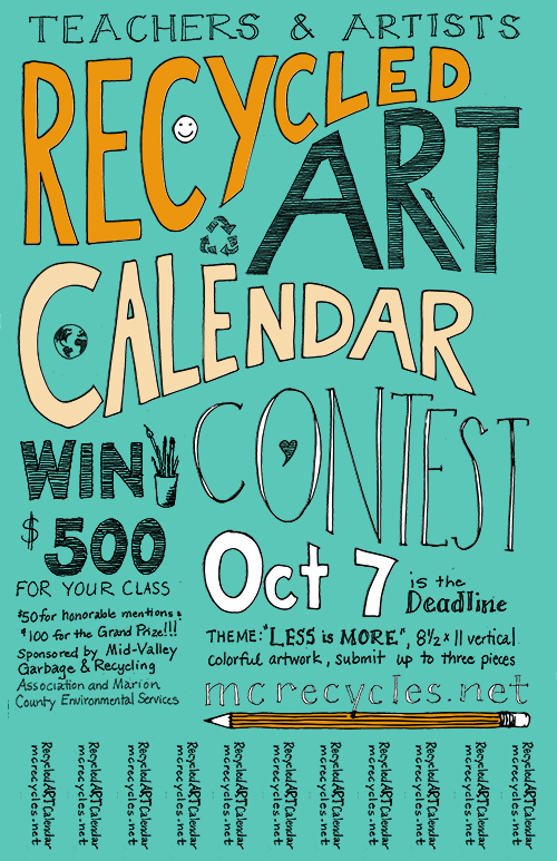 Less is More: Student Recycle Art Calendar Awardees Announced