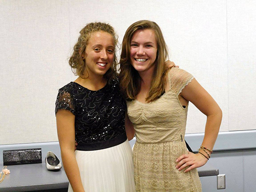 Girls in Homecoming Dresses