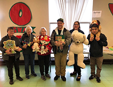 Volunteers at Toy Swap
