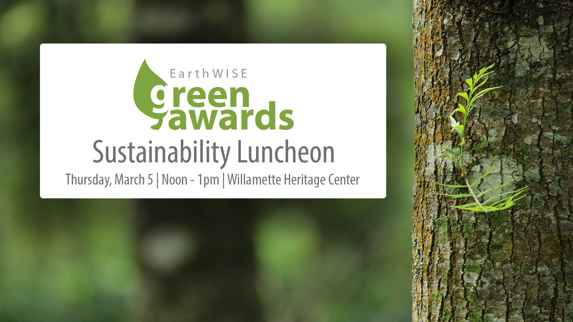 EarthWISE Green Awards and Sustainability Luncheon