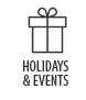 Holidays & Events. 