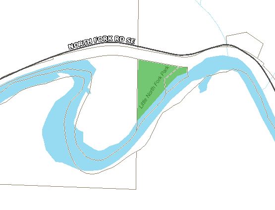 North Fork Park map