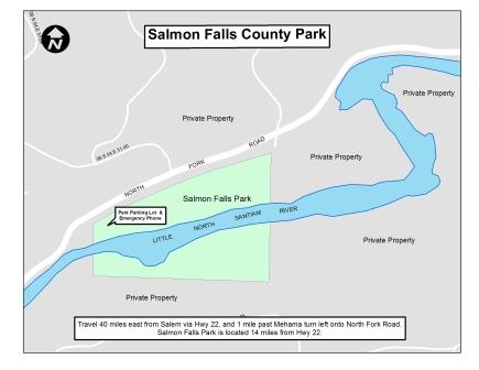 Salmon Falls county Park map