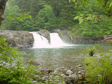 view of falls