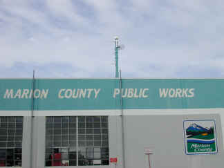 Antenna location on Marion County Public Works' campus
