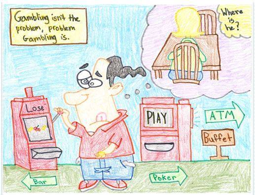 Students recognized for gambling awareness artwork