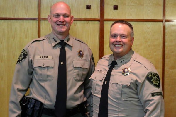 Sheriff Kast promotes Jeff Wood to Undersheriff 