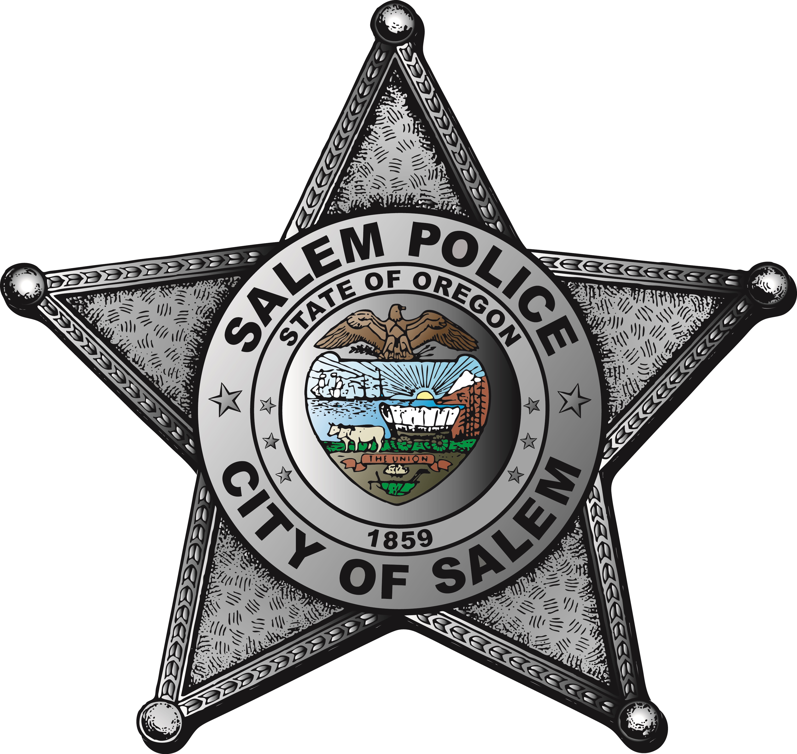 Salem police star badge