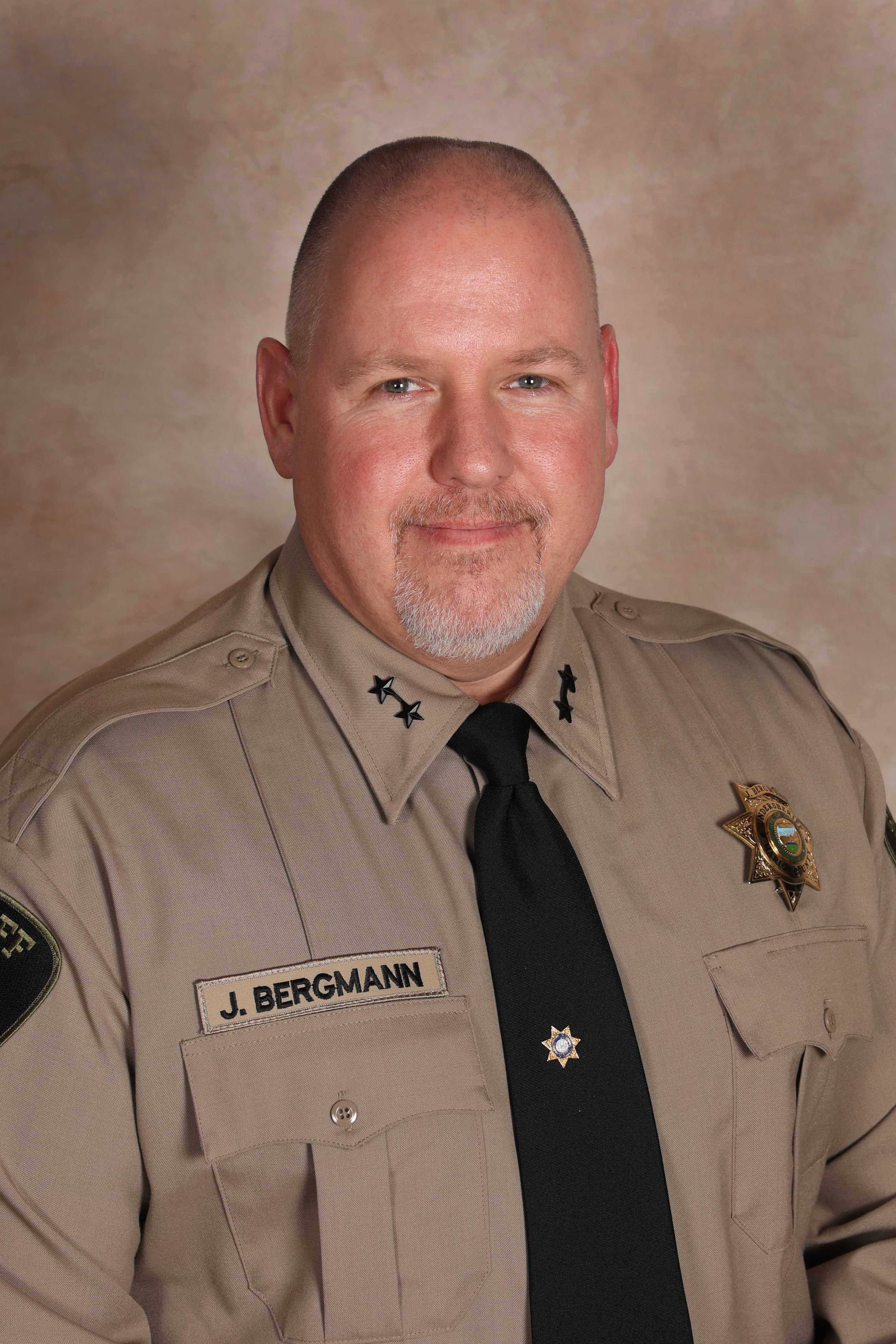 Headshot of Undersheriff Jay Bergmann
