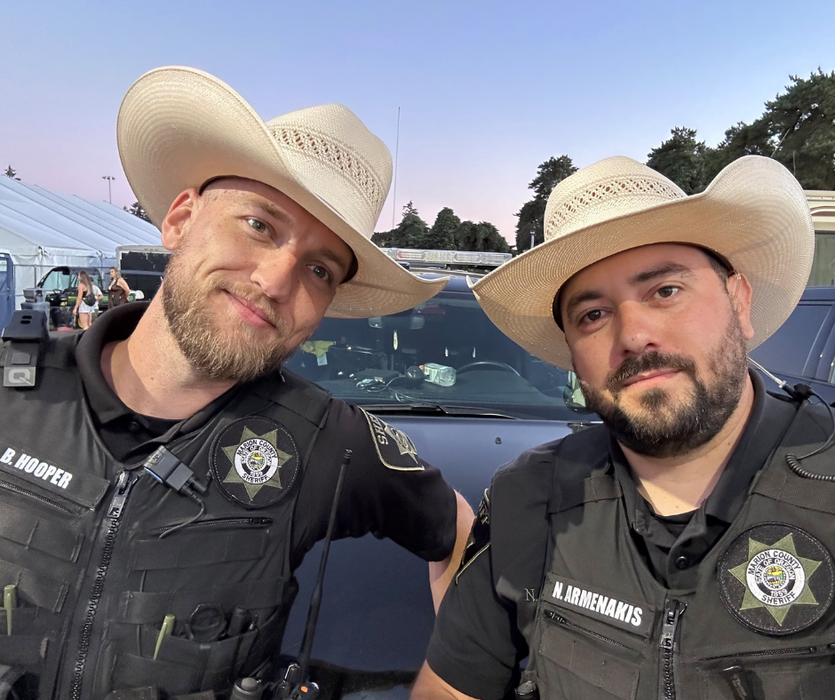 reserve deputies out on the field